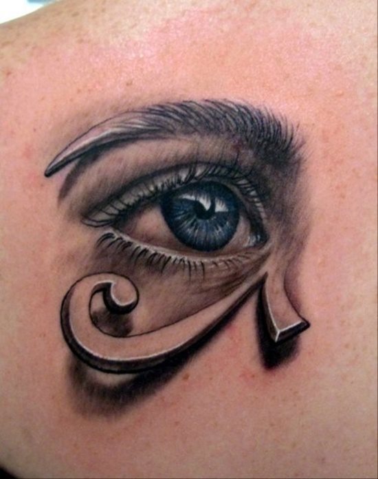 tatuaggio occhio horus ra 119