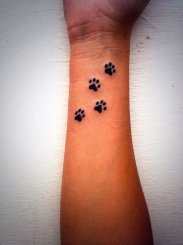 tatuaggio zampa di cane 09