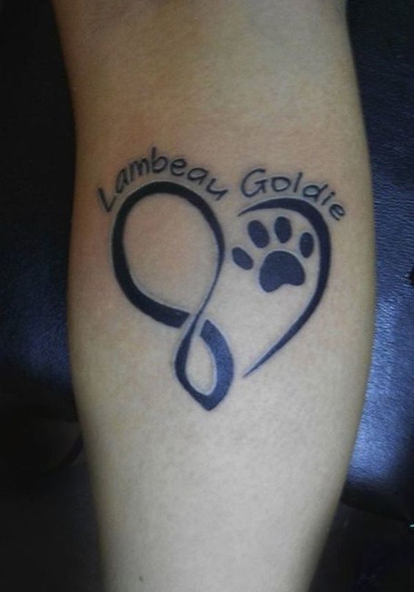 tatuaggio zampa di cane 11