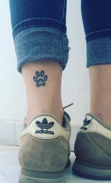 tatuaggio zampa di cane 199
