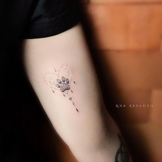 tatuaggio zampa di cane 247
