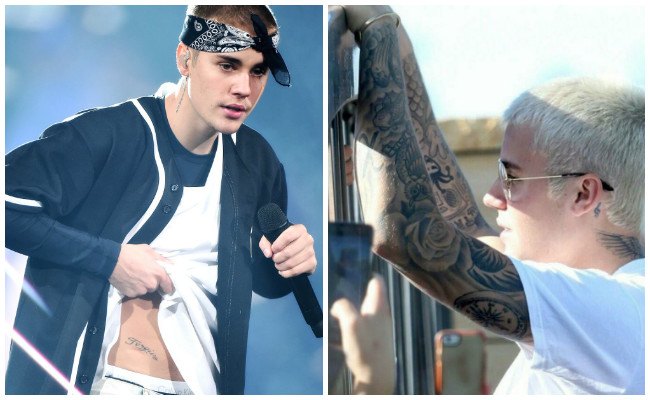 I tatuaggi di Justin Bieber e il loro significato