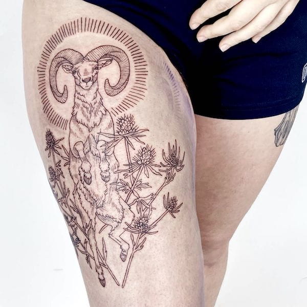 60 Tatuaggi del segno dell'Ariete
