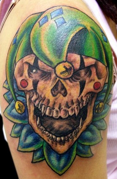 clown tattoo 1030