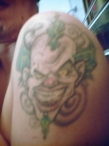 clown tattoo 1057