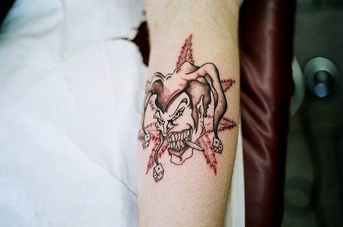 clown tattoo 1063