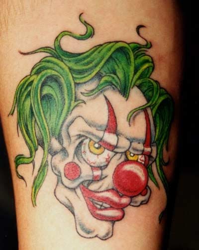 clown tattoo 1000