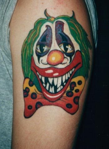 clown tattoo 1001