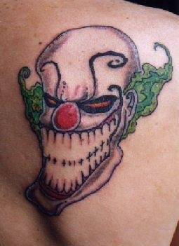 clown tattoo 1002