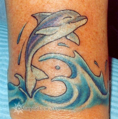delphin tattoo 546