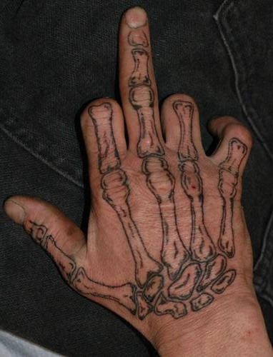 hand tattoo 1044
