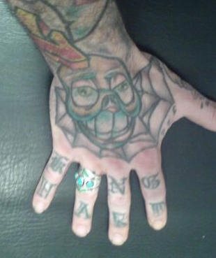 hand tattoo 1047