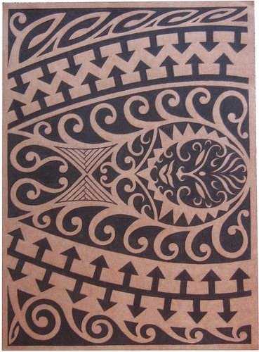 hawaiianische tattoo 1040