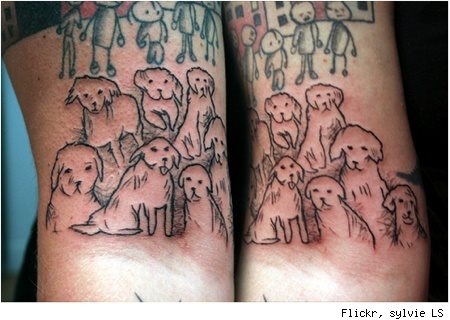 222 hund tattoo