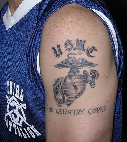 101 Militärische Tattoos von Soldaten und Kriegern