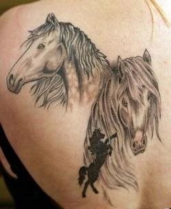 pferd tattoo 523