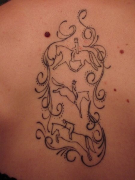 pferd tattoo 537