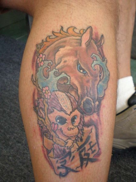 pferd tattoo 540