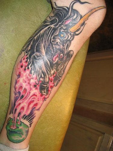 pferd tattoo 545