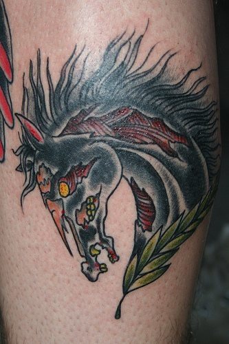 pferd tattoo 547
