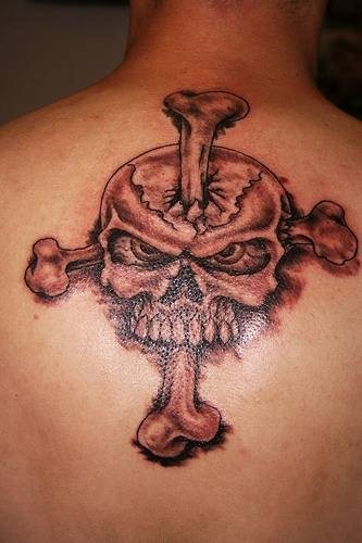 schadel tattoo 536