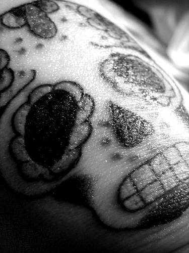 schadel tattoo 546