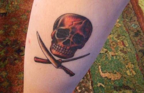 schadel tattoo 549