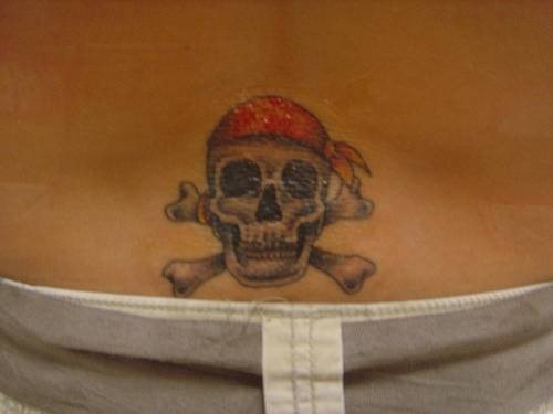schadel tattoo 557