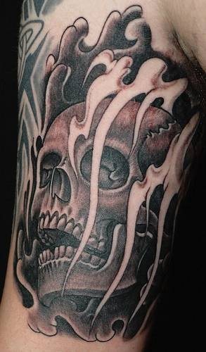 schadel tattoo 583