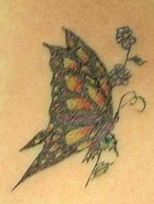 schmetterling tattoo 1044