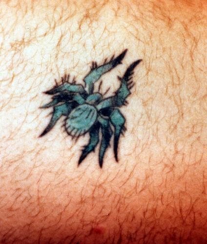 skorpion tattoo 1136