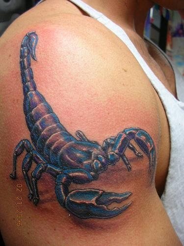 skorpion tattoo 1167