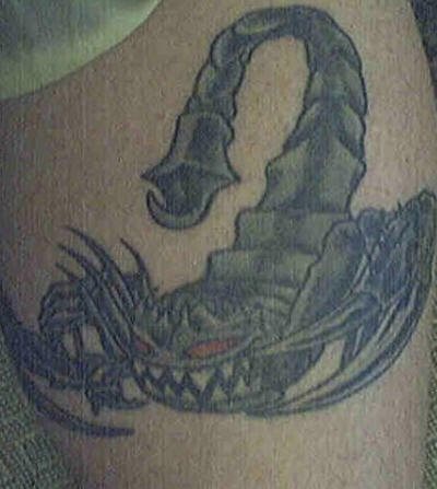 skorpion tattoo 1078