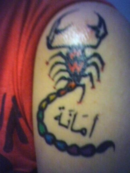 skorpion tattoo 1086