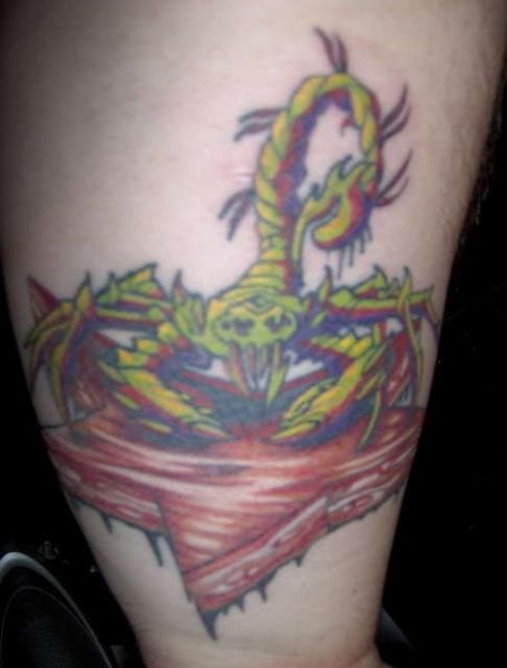 skorpion tattoo 1089