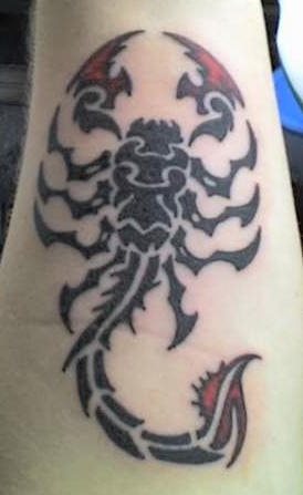 skorpion tattoo 1004