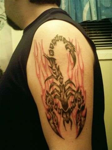 skorpion tattoo 1012