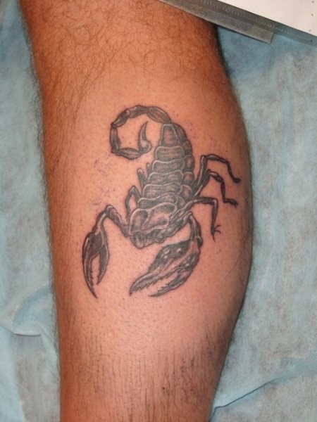 skorpion tattoo 1018