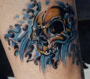 schadel tattoo 509