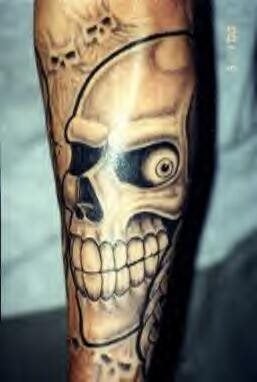 schadel tattoo 516