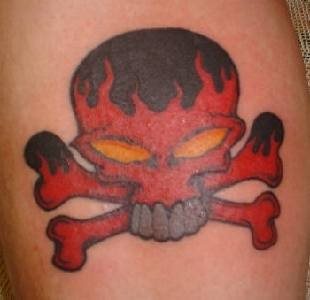 schadel tattoo 525