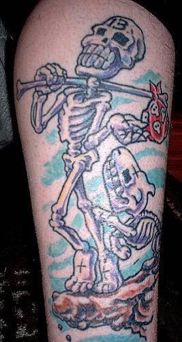 schadel tattoo 530