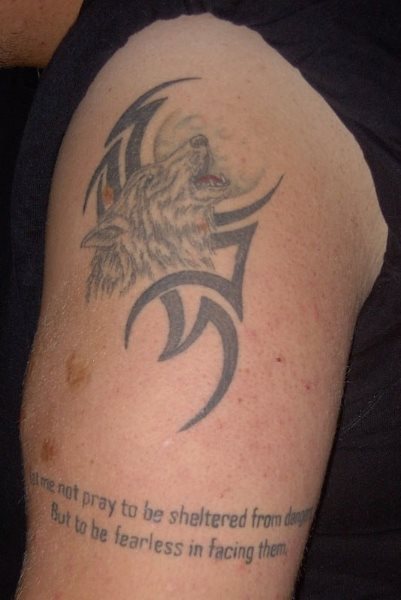 wolf tattoo 1005