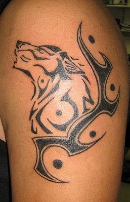 wolf tattoo 1029
