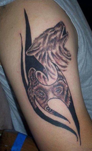 wolf tattoo 1035