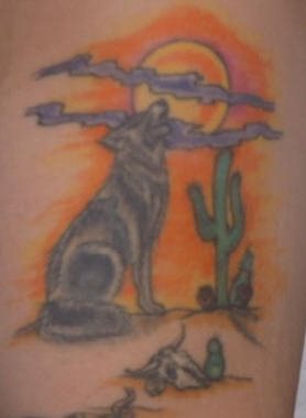 wolf tattoo 1047