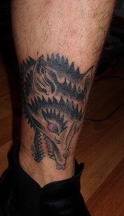 wolf tattoo 1049