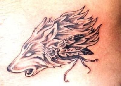 wolf tattoo 1054