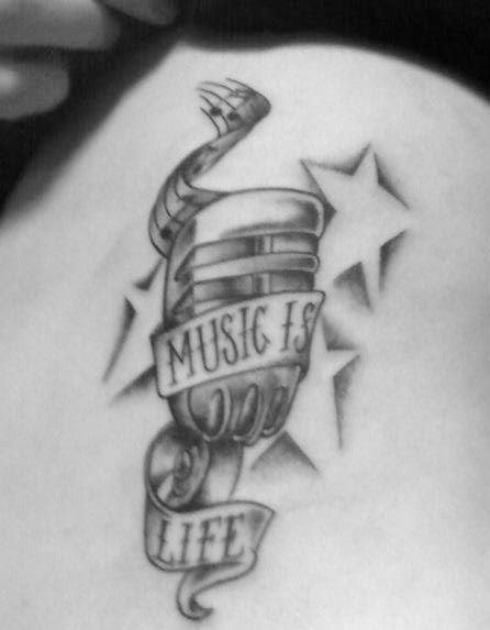 musik tattoo 32