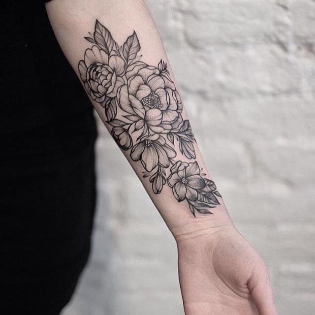 Blumen Tattoo 113